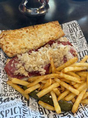 Reuben Grinder with fries - so good!