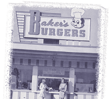 The original Baker's Burgers stand in Riverside County.