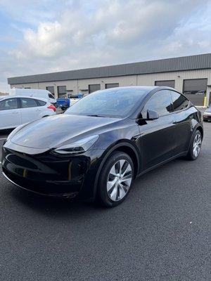 23 Tesla Model Y 
Front two windows tinted