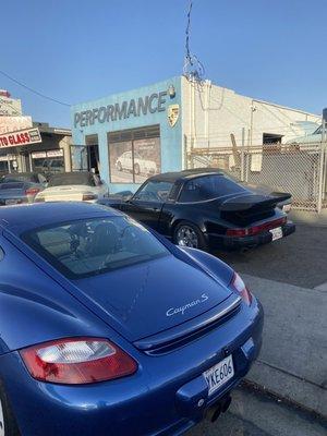 987.1 cayman s 150k miles and still kicking. These guys know how to handle a Porsche.