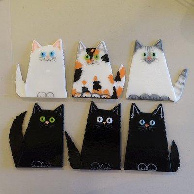 We love cats: Cats made with fused glass classes