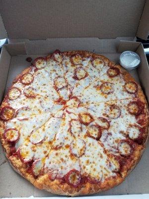 Large pepperoni pizza!!