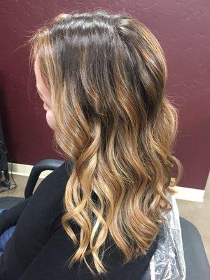 Balayage color