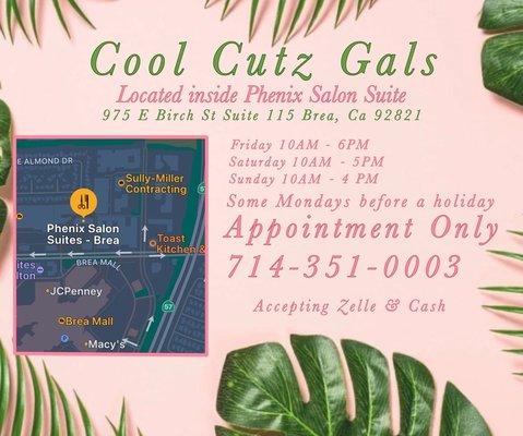 Former COOL CUTS 4 KIDS AND COOKIE CUTTER stylist. Miss Tammy and Miss Wendy invited you to come along the next adventure.