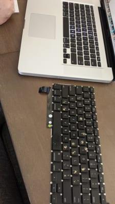 Mac Book Pro Keyboard replaced!