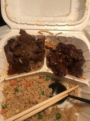 Mongolian Beef Fried Rice