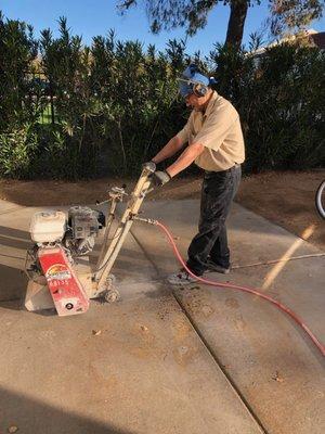 Scarifying and diamond grinding.