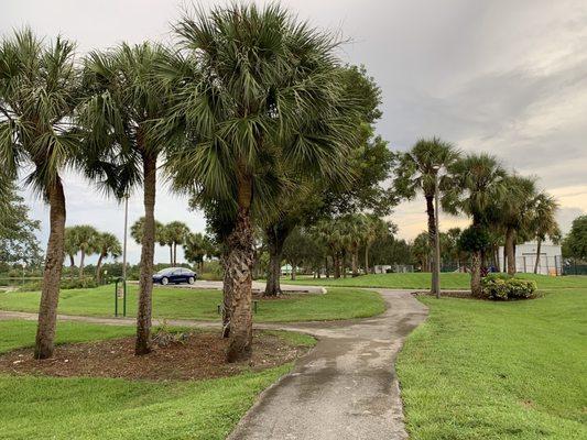 Grounds are kept in good shape throughout the park