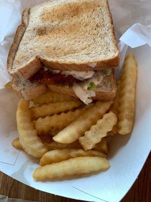 BLT with fries.