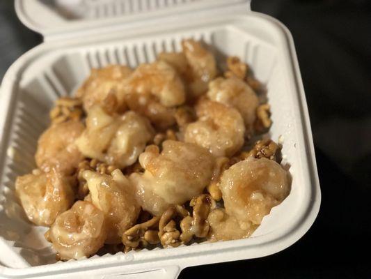 43. Honey Walnut Prawns