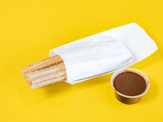 Churros with chocolate dip