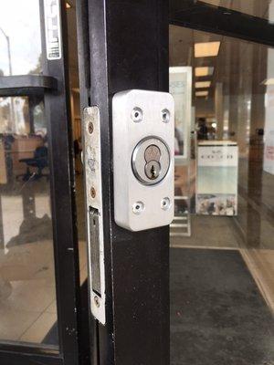 Give your business extra security with this easy-to-install cylinder guard.