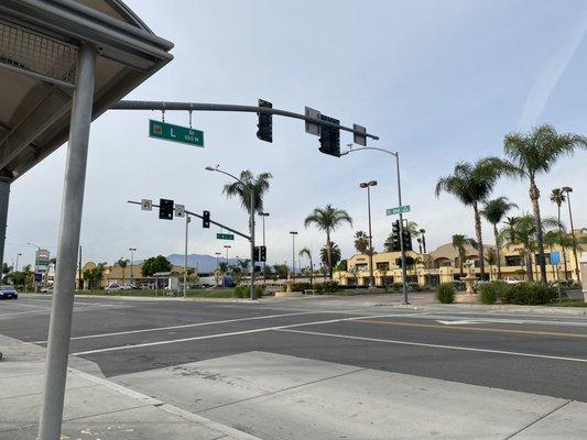 2nd & L st Bus stop to San Bernardino Transit