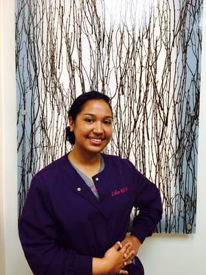 The very sweet and friendly, Registered Dental Assistant, Lilia Moran...