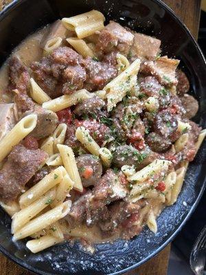 Sausage & chicken pasta