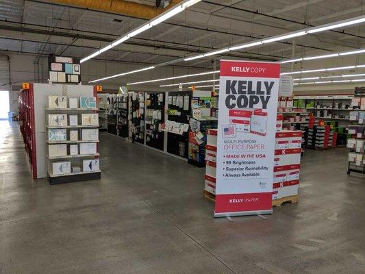 We recently rearranged all our stock for a fresh new look. Including a new Kelly Copy banner and display.