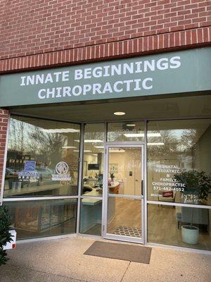 We are located inside of Innate Beginnings Chiropractic