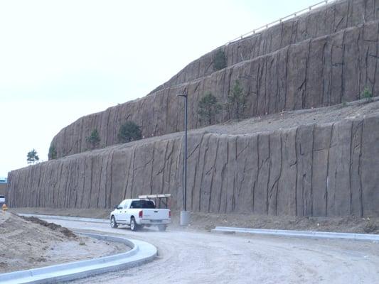 sculpted shotcrete