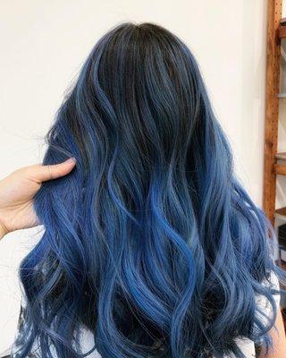 Ocean Blue Hair