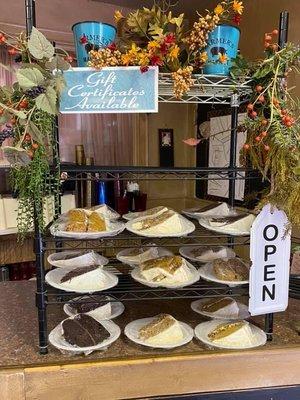 Variety of Homemade Cakes