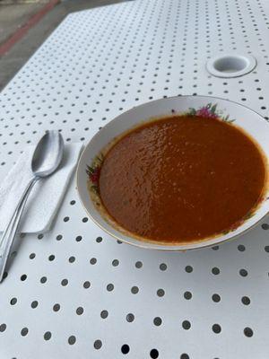 Tomato basil soup.