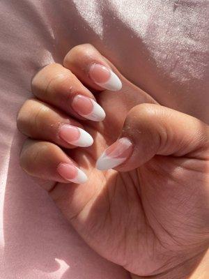 Acrylic Powder Dip Pink + White