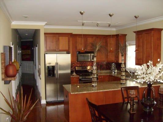 KITCHEN AFTER BEING DEEP CLEANED