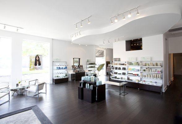 Aveda products at the Paris Parker Salon and Spa on Prytania St. in Uptown New Orleans.