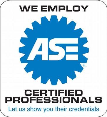 We employ ASE Master Certified Auto, Car and truck Mechanics and Technicians.