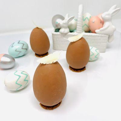 Hazelnut Praline & Passion Fruit Egg