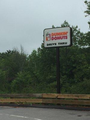 Alton Dunkin Donuts -- 50 Main Street / Route 28A & Route 11, Alton         Sign