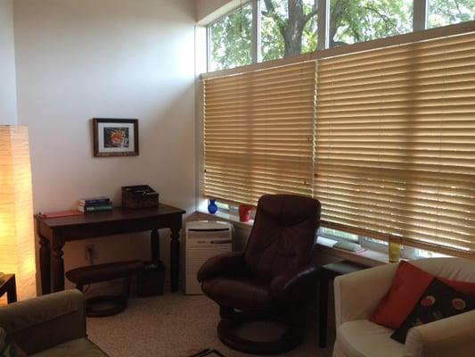 Office, view towards the windows