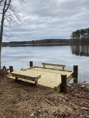 New fishing platforms Fall 2019