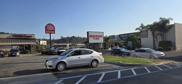 A great combo of tires fixed while having a quick bite at Pollo Loco