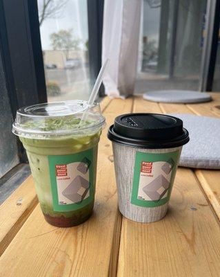 Ichigo Matcha (left), Mexican Mocha (right)