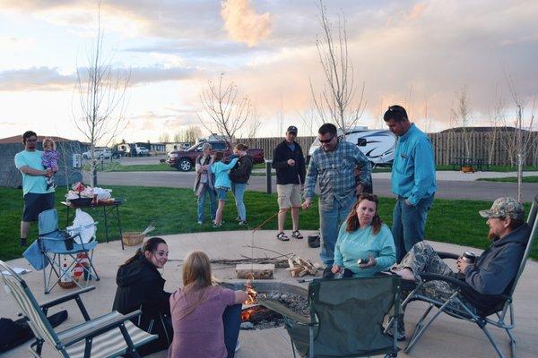 One of our community campfire nights