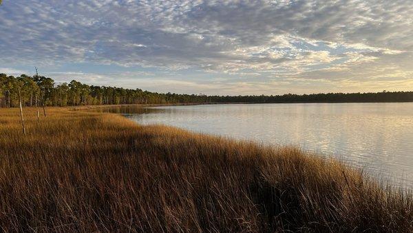 Sunset in the bayou