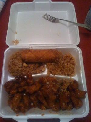 General Tzo dinner combo