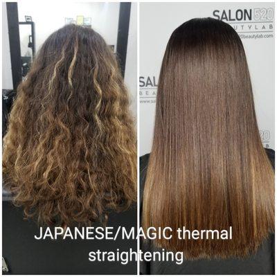 Japanese/magic thermal straightening!