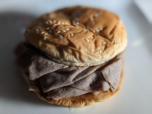 Classic roast beef sandwich