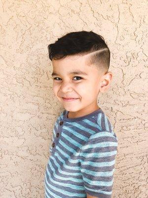 Jairus did a great job cutting my sons hair.