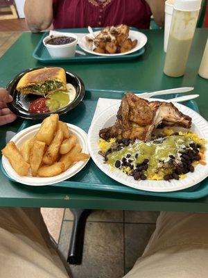 Breast & Wing , Two Side Dishes & Soft Drink