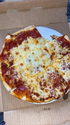 Pepperoni pizza