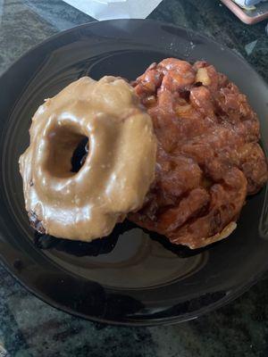 Maple Old Fashioned and Apple Fritter