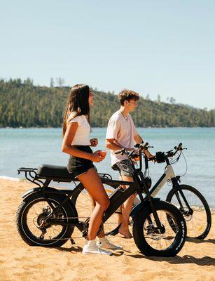 Ride your bike to the beach, just a few minutes from our store