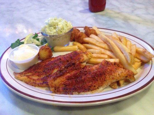 Cajun Catfish.  Yum, my favorite restaurant.