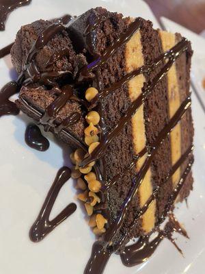 Peanut butter explosion cake