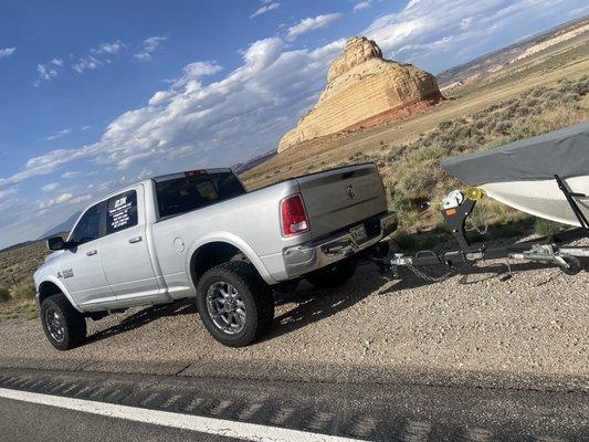 Boat transport from Tyler,Texas to Caldwell, Idaho 

The Church Rock in Monticello, Utah