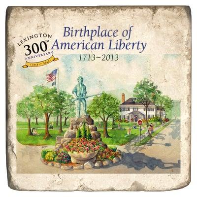 Commemorating Lexington's 300th Birthday with a limited edition designed tile.