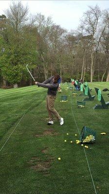 The driving range